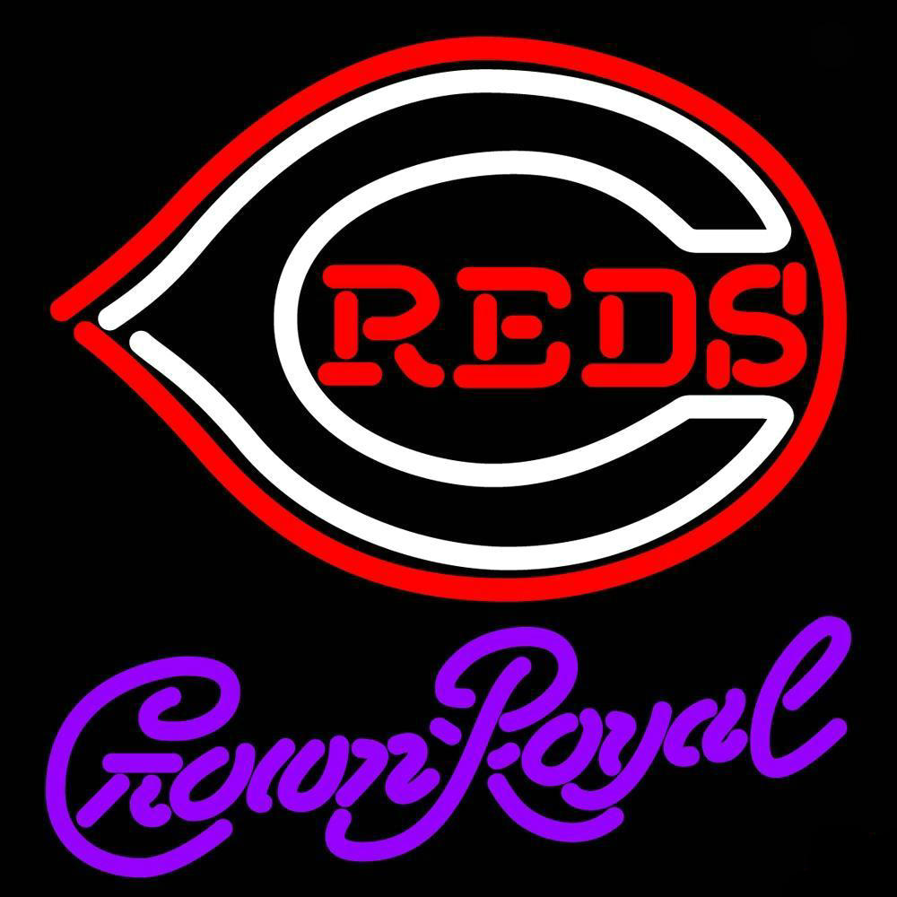 Crown Royal Cincinnati Reds Neon Sign Teams Neon Light