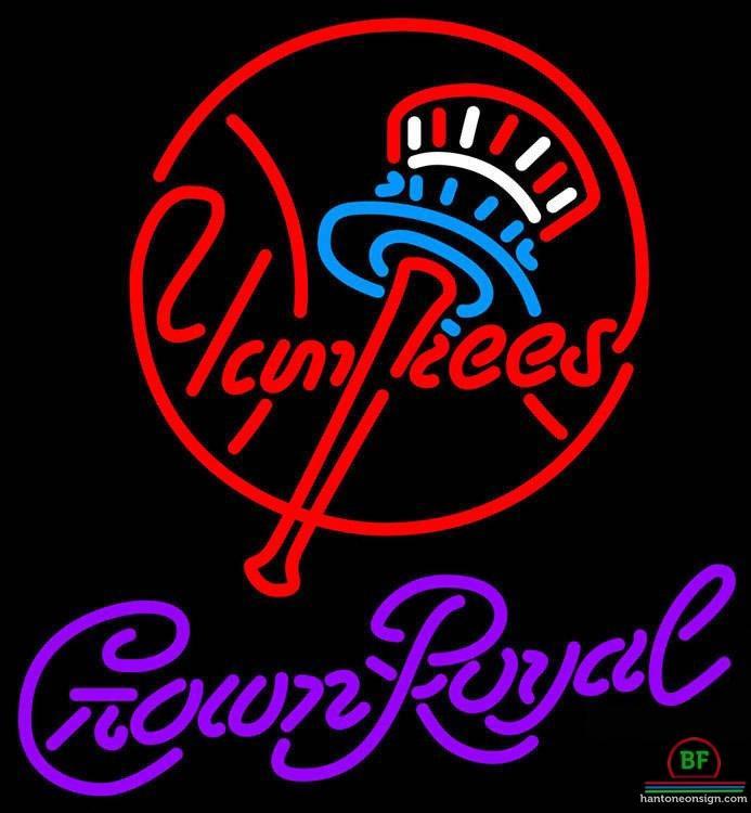 Crown Royal New York yankees Neon Sign Teams Neon Light