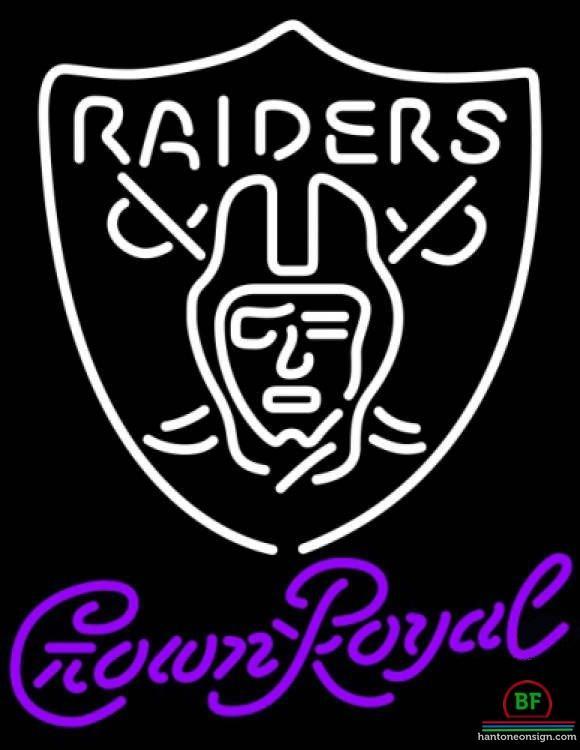 Crown Royal Oakland Raiders Neon Sign Teams Neon Light