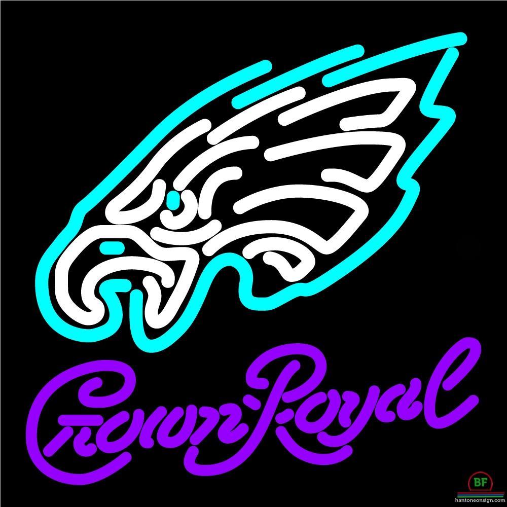 Crown Royal Philadelphia Eagles Neon Sign Teams Neon Light