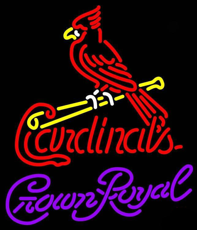 Crown Royal St Louis Cardinals Neon Sign Teams Neon Light