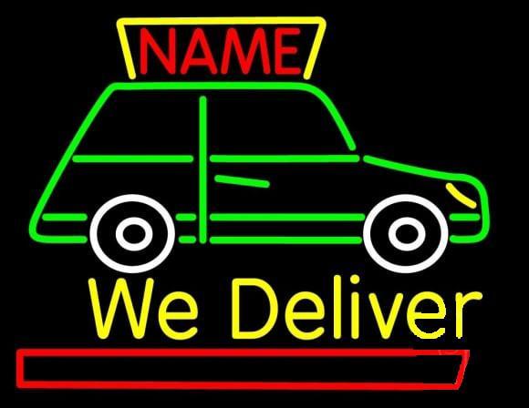 Custom We Deliver Neon Sign Bar Sign Neon Light