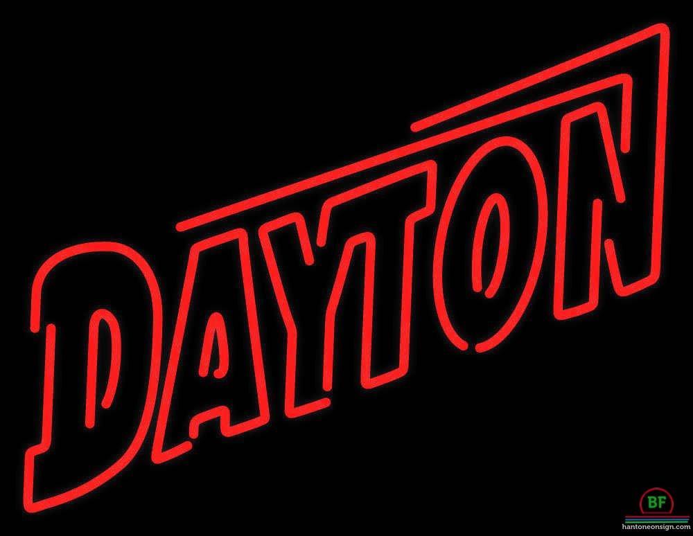 Dayton Flyers Wordmark Neon Sign NCAA Teams Neon Light