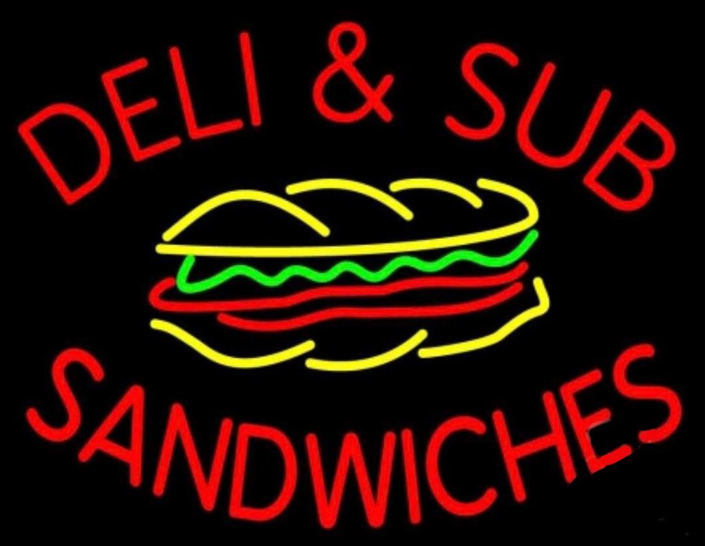Deli and Sub Sandwiches Neon Sign Neon Light