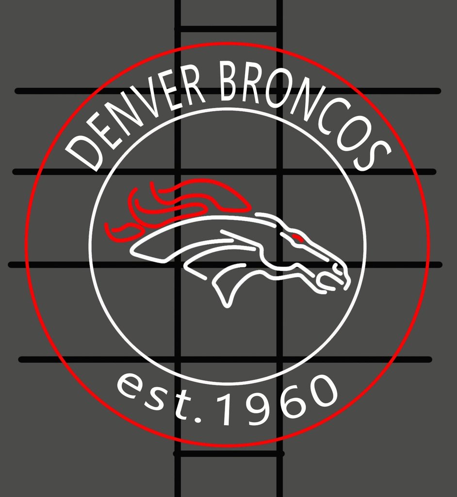 Denver Broncos EST.1960 Neon Sign Sports Neon Light