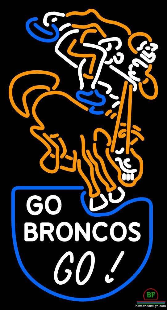 Denver Broncos Go Broncos Neon Sign Teams Neon Light