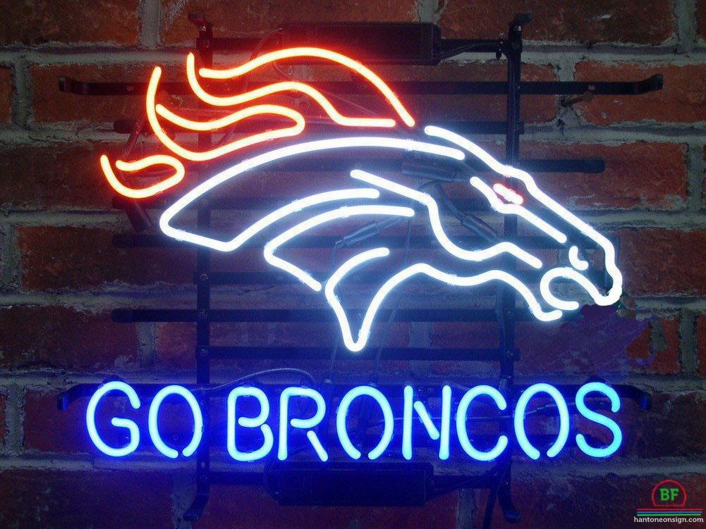 Denver Broncos Go Broncos Neon Sign Teams Neon Light