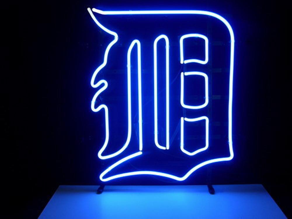 Detroit Tigers Sprots Neon Sign Bar Sign Neon Light