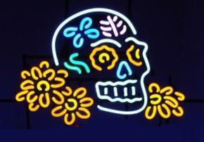 Dia De Los Muertos Skull Neon Sign Neon Light
