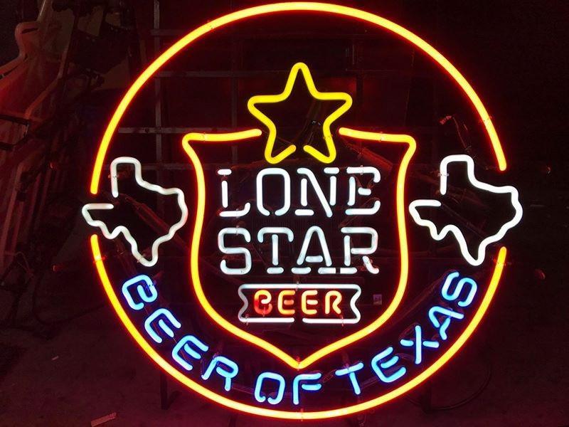 Lone Star Beer Of Texas Neon Sign Real Neon Light – DIY