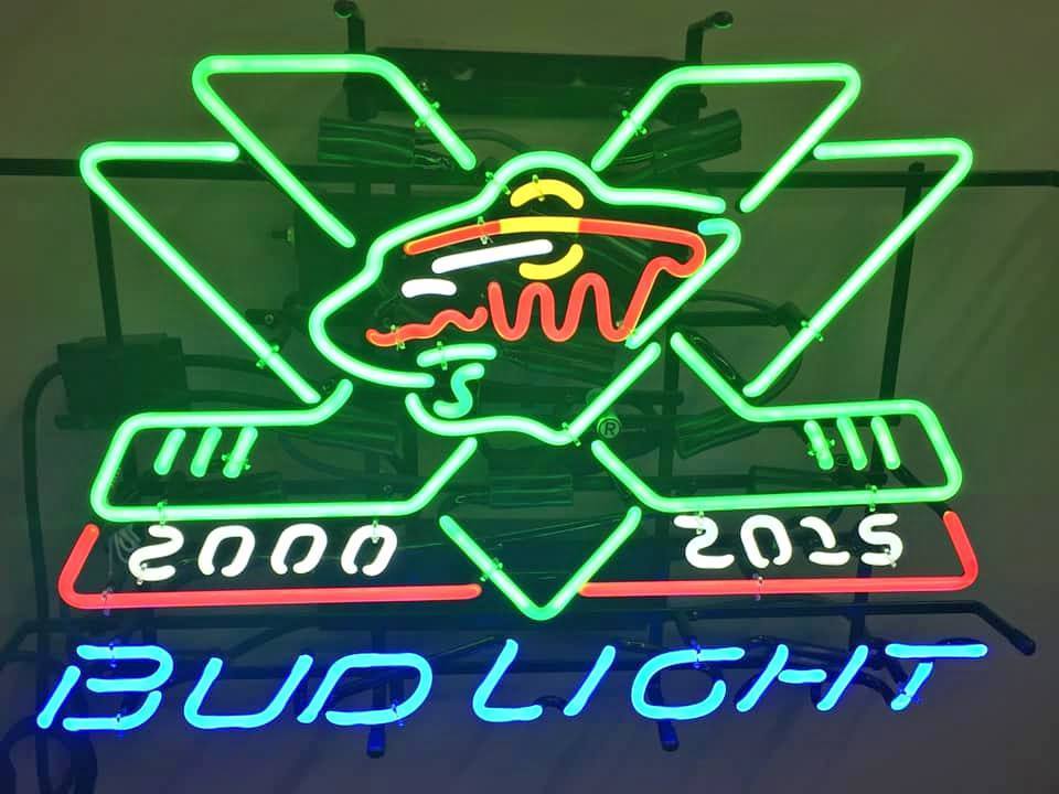 MN Wild 15th Year Anniversary Neon Sign Sports Neon Light