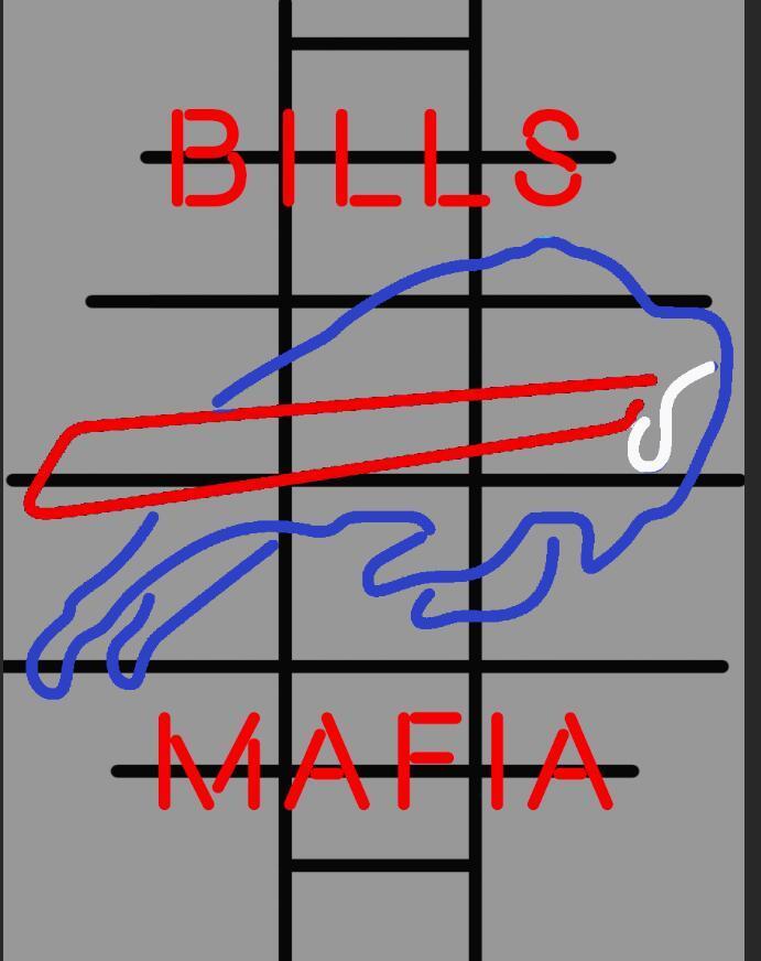Mafia Buffalo Bills Sports Neon Sign Neon Light