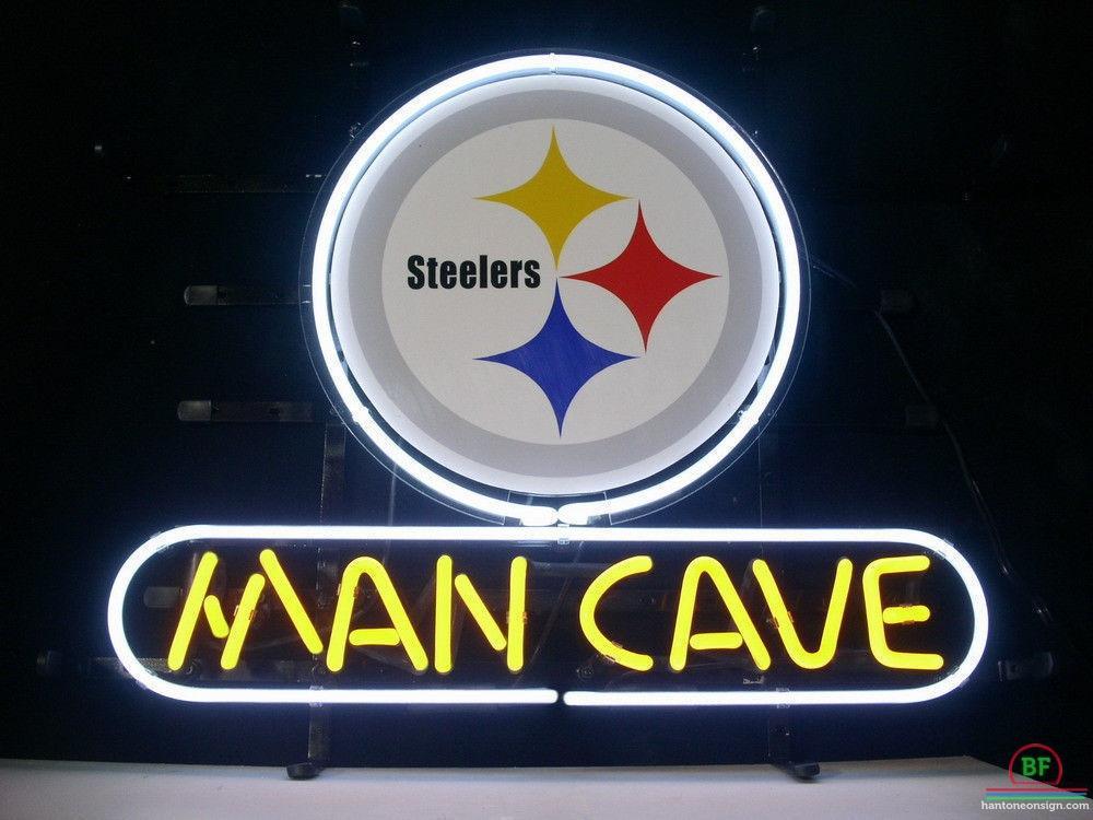 Man Cave Pittsburgh Steelers Neon Sign Teams Neon Light
