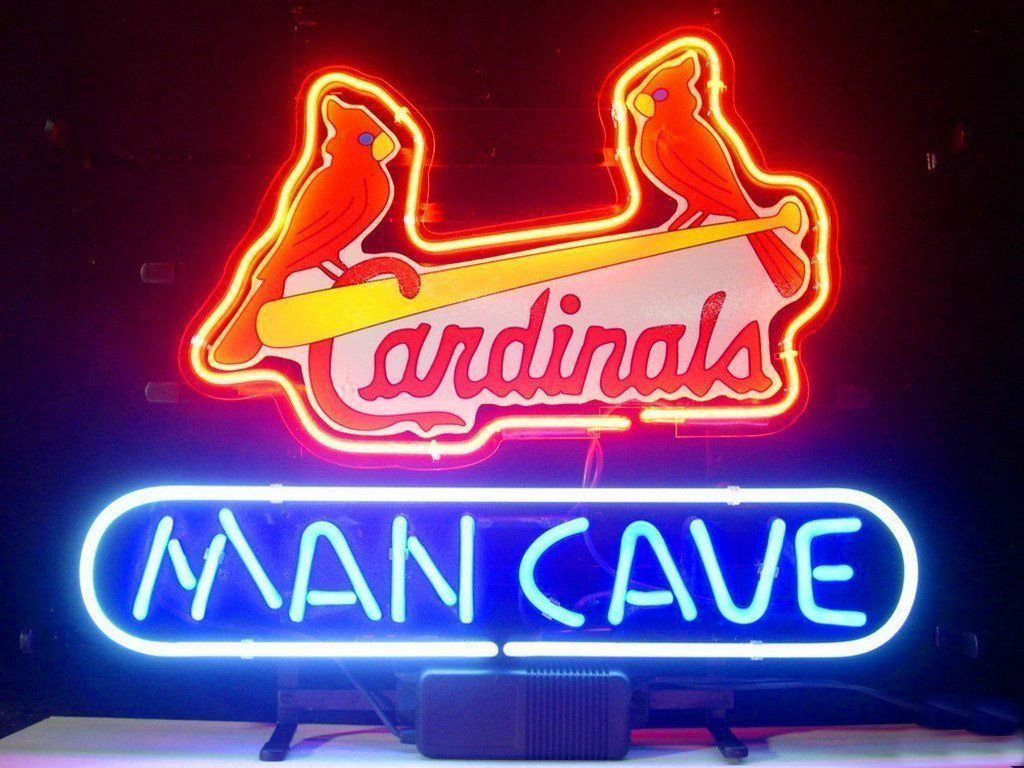 Man Cave St Louis Cardinals Neon Sign Teams Neon Light