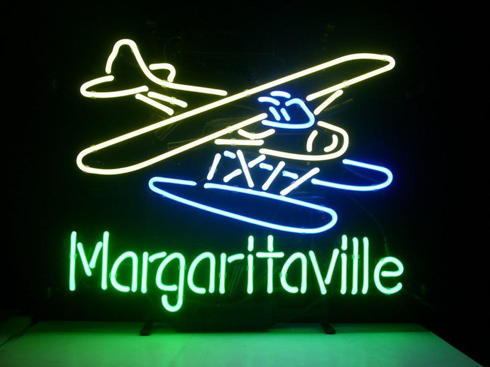 Margaritaville Airplane Neon Sign