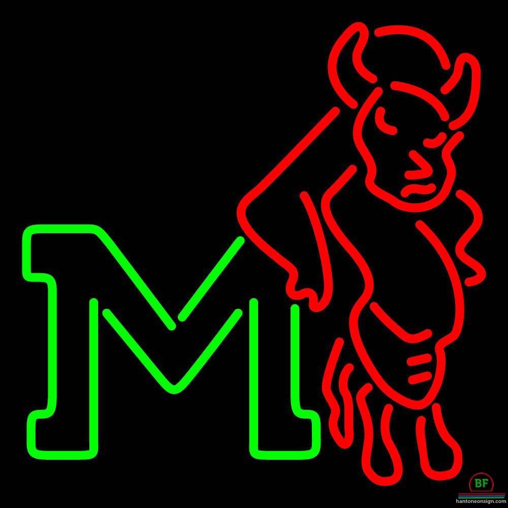 Marshall Thundering Herd Neon Sign NCAA Teams Neon Light