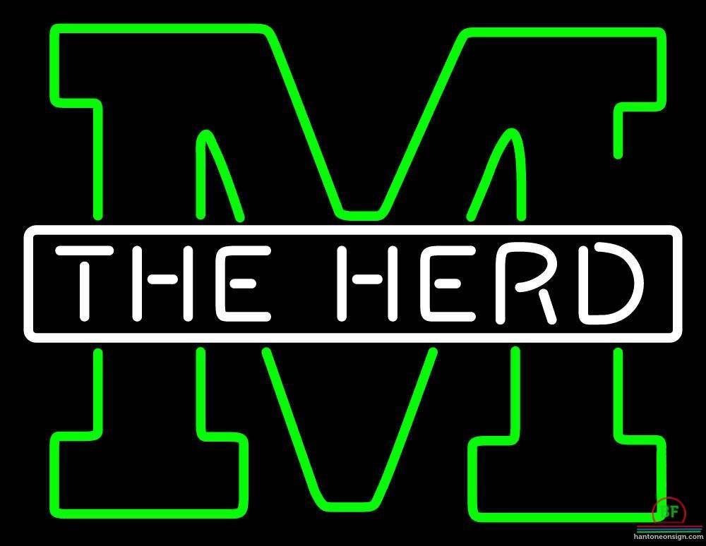 Marshall Thundering Herd Neon Sign NCAA Teams Neon Light