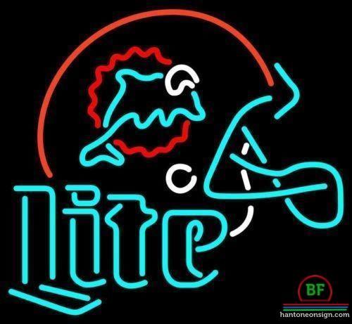 Miami Dolphins Helmet Neon Sign Teams Neon Light
