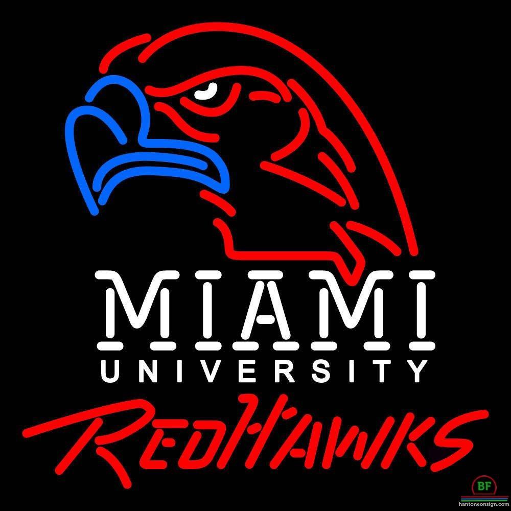 Miami Ohio Redhawks Neon Sign NCAA Teams Neon Light