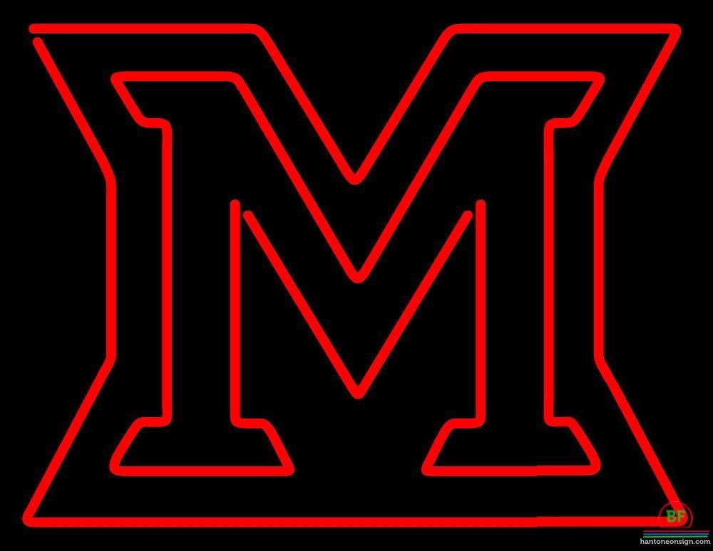 Miami Ohio Redhawks Neon Sign NCAA Teams Neon Light