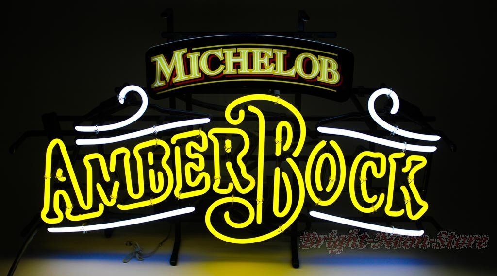 Michelob Amber Bock Neon Sign