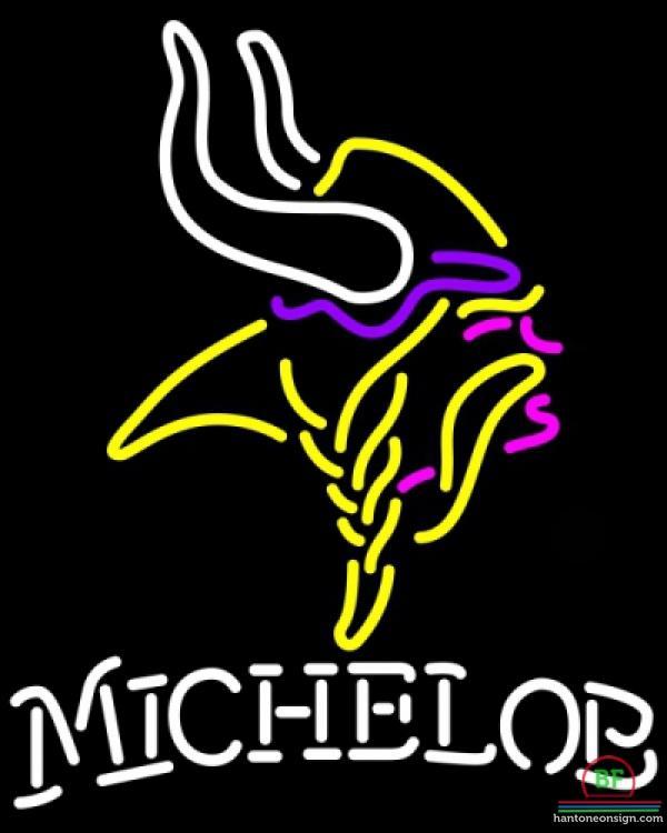 Michelob Minnesota Vikings Neon Sign Teams Neon Light