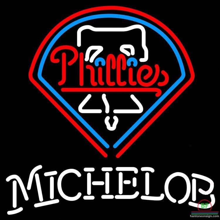 Michelob Philadelphia Phillies Neon Sign Teams Neon Light