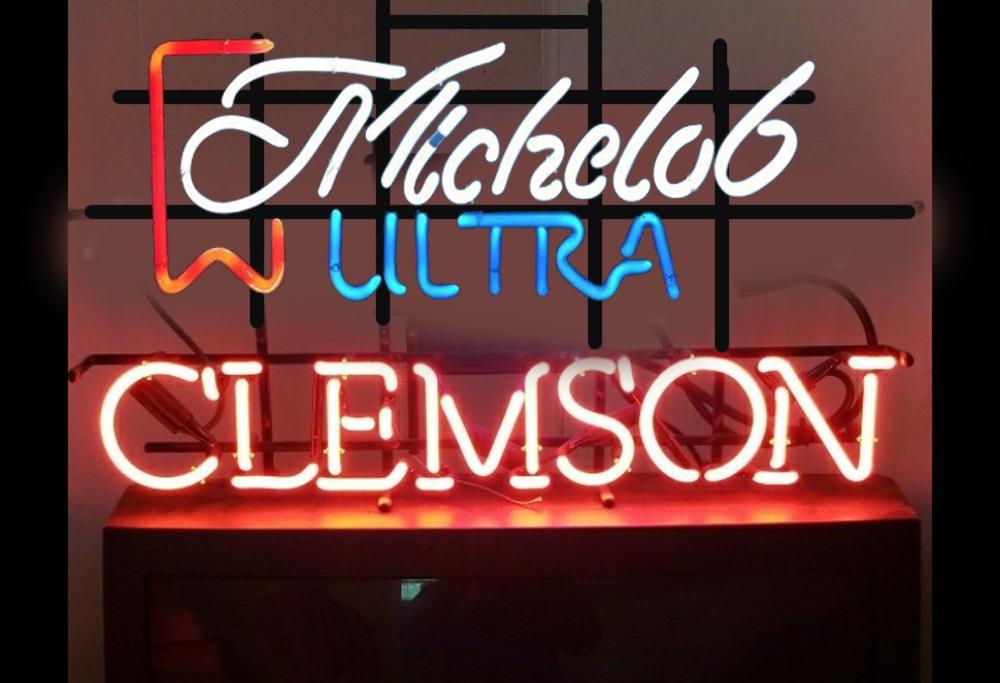 Michelob Ultra Clemson Neon Sign Neon Light