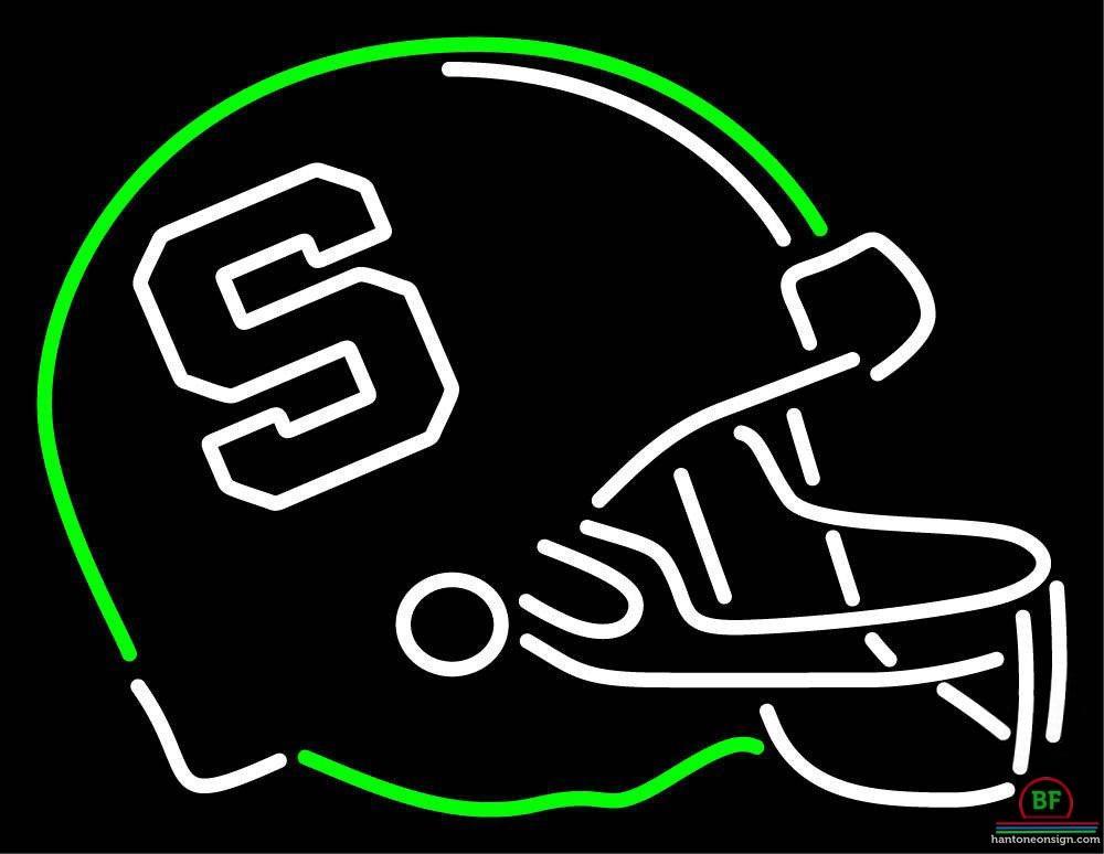 Michigan State Spartans Helmet Neon Sign NCAA Teams Neon Light