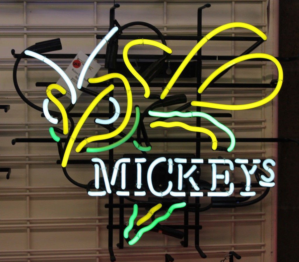 Mickeys Bumble Hornet Neon Sign