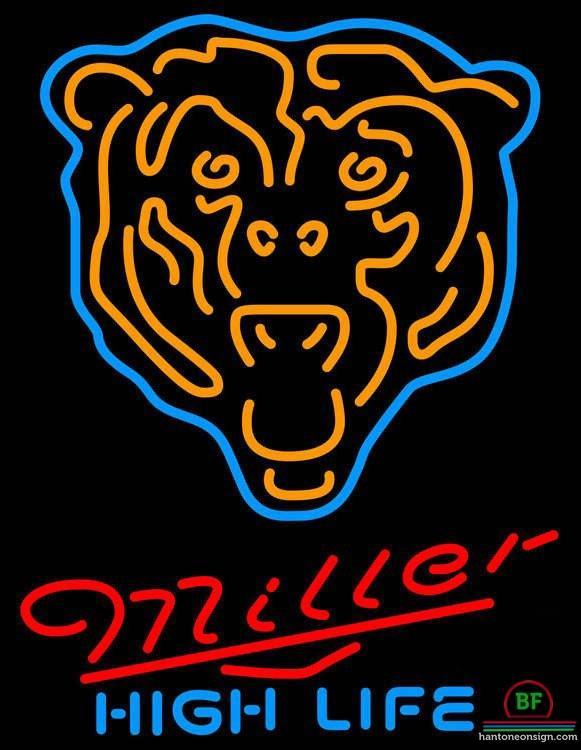 High Life Chicago Bears Neon Sign Teams Neon Light
