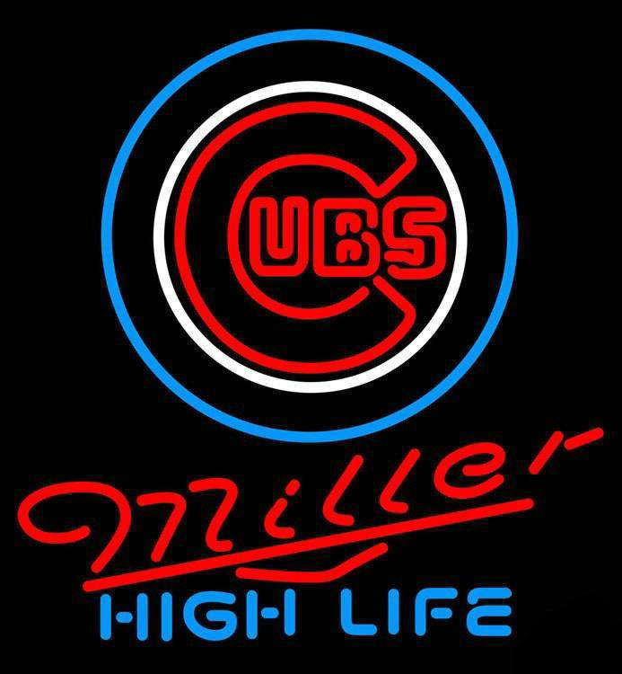 High Life Chicago Cubs Neon Sign Teams Neon Light