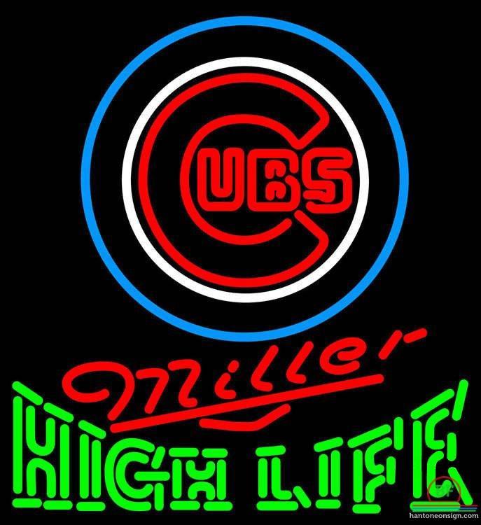 High Life Chicago Cubs Neon Sign Teams Neon Light