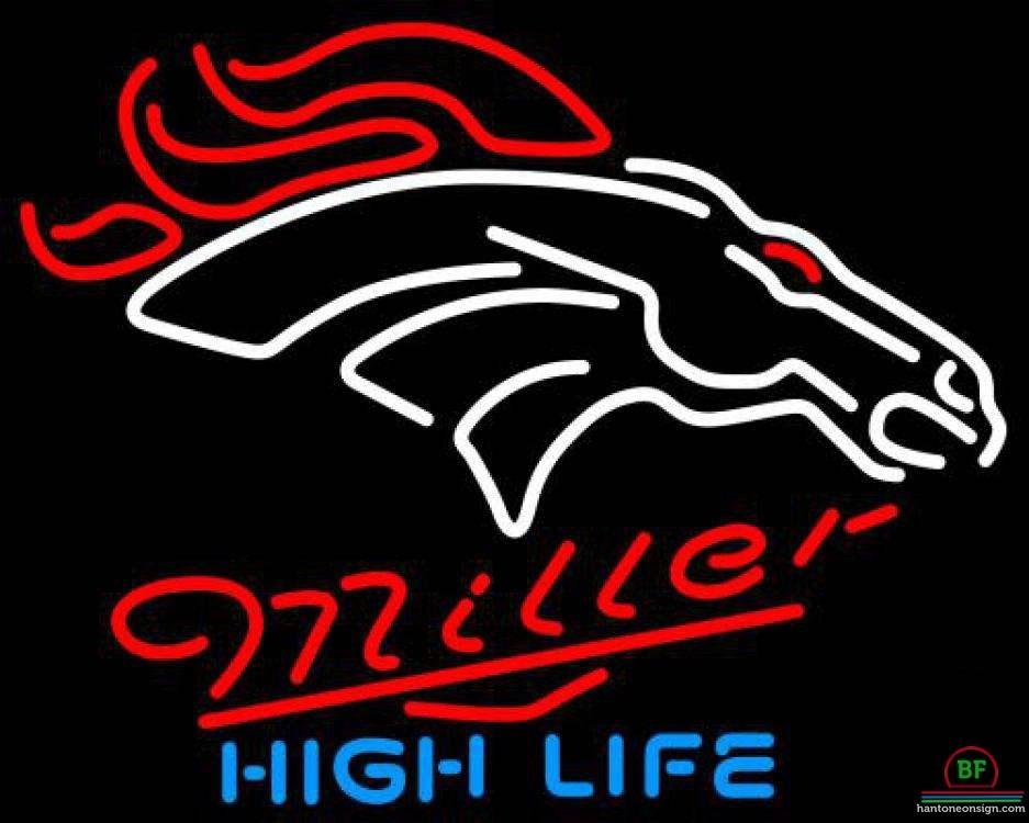 High Life Denver Broncos Neon Sign Teams Neon Light