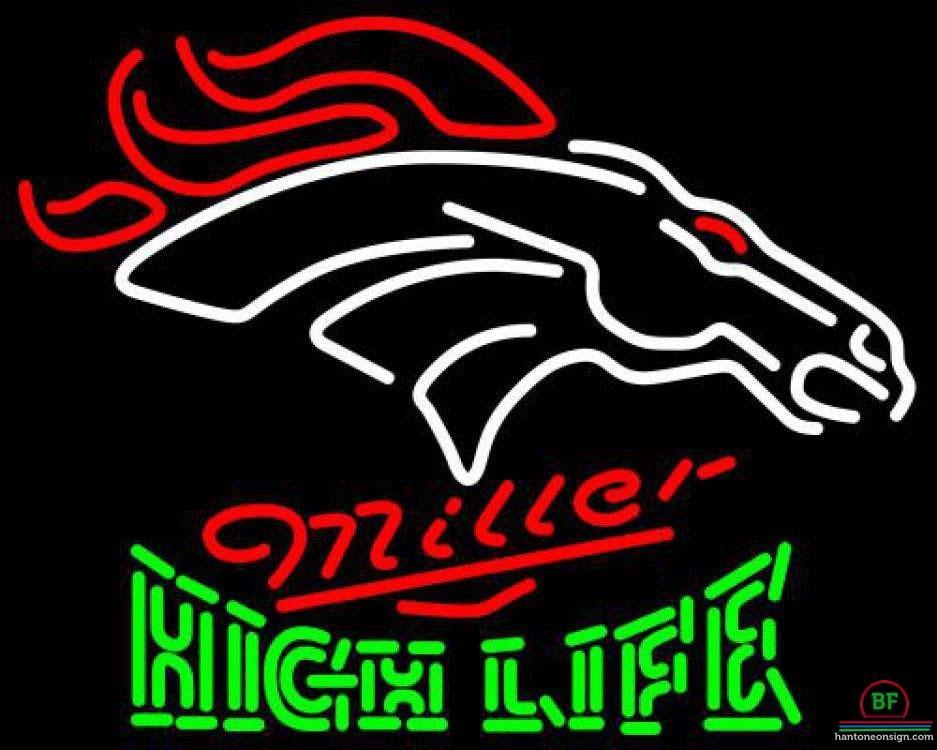 High Life Denver Broncos Neon Sign Teams Neon Light
