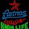 High Life Houston Astros Neon Sign Teams Neon Light