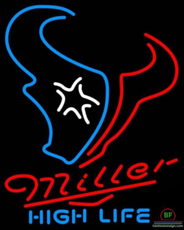 High Life Houston Texans Neon Sign Teams Neon Light