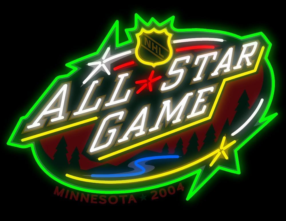Minnesota Wild 2004 All Star Game Neon Sign Sports Neon Light