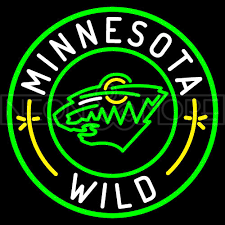 Minnesota Wild Neon Sign Neon Sign Sports Neon Light