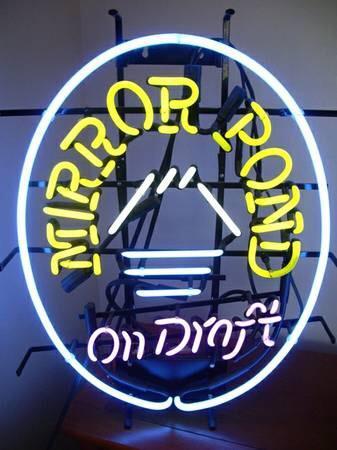 Mirror Pond On Draft Neon Sign Bar Sign Neon Light