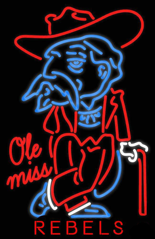 Mississippi Rebels Neon Sign NCAA Teams Neon Light
