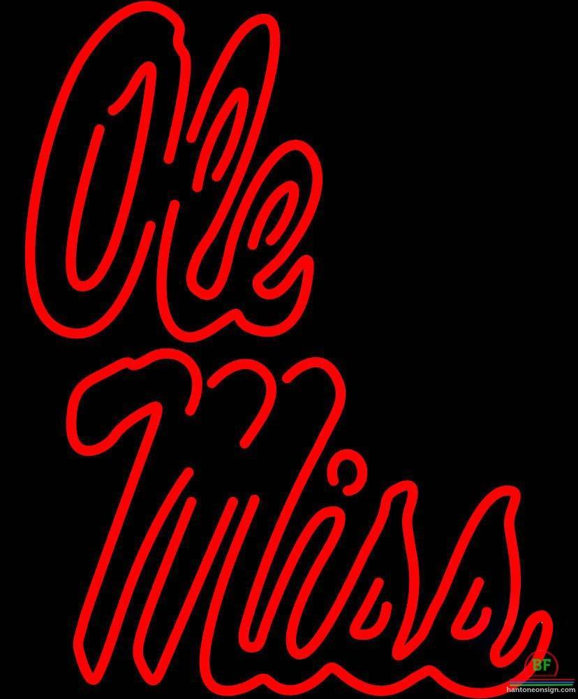 Mississippi Rebels Neon Sign NCAA Teams Neon Light