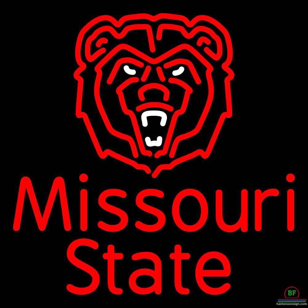Missouri State Bears Neon Sign NCAA Teams Neon Light