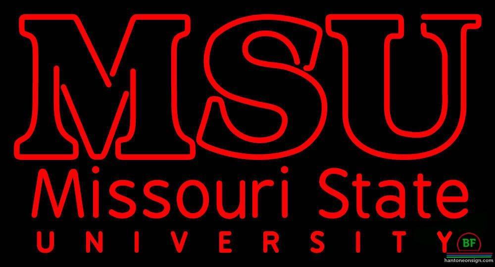 Missouri State Bears Neon Sign NCAA Teams Neon Light