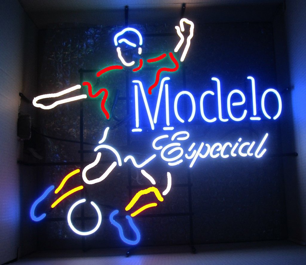 Modelo Especial Soccer Neon Sign