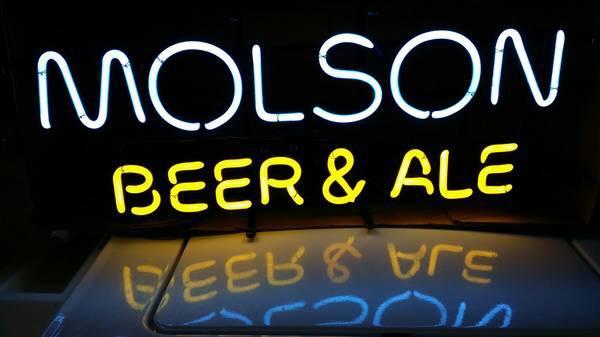 Molson Beer Ale Neon Sign Bar Sign Neon Light