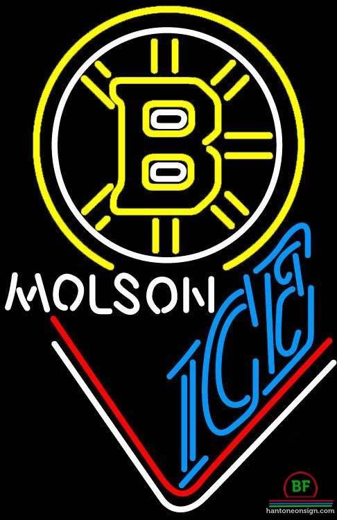 Molson Canadia Boston Bruins Neon Sign Teams Neon Light