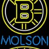 Molson Canadia Boston Bruins Neon Sign Teams Neon Light