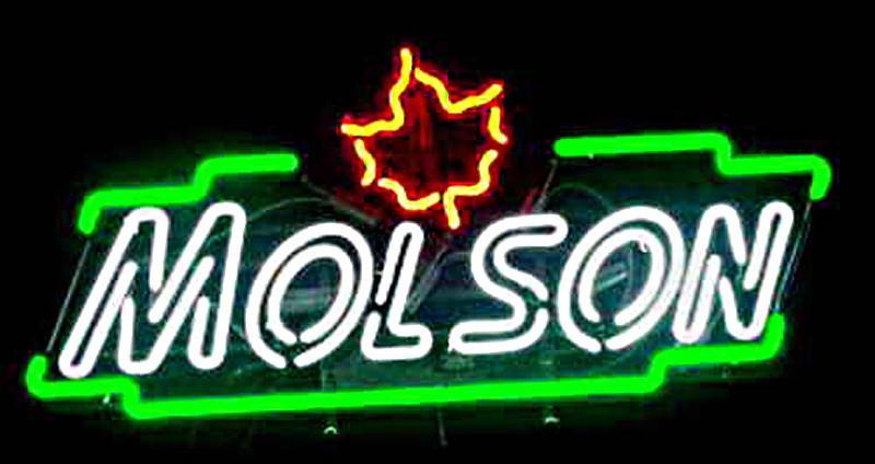 Molson Canadian Double Stoke Neon Sign