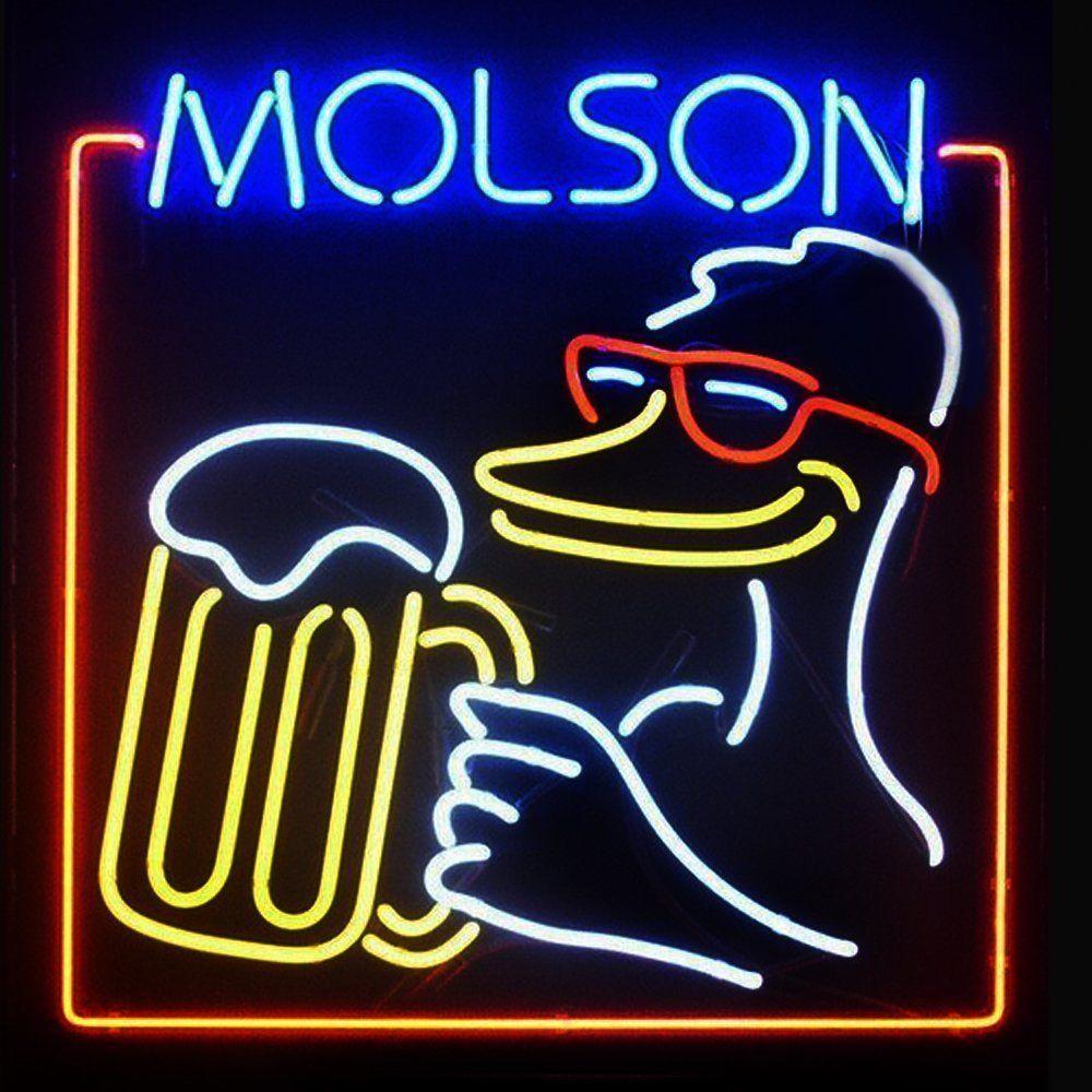 Molson Canadian Duck Neon Sign